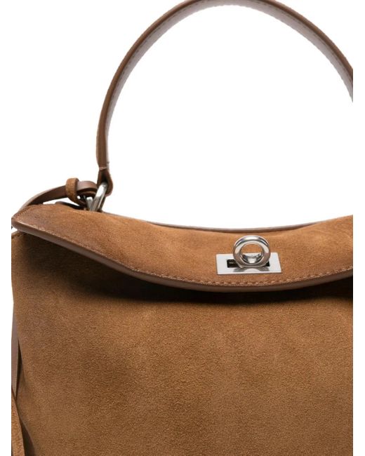 Balenciaga Brown Rodeo Top Handle Tote Bag
