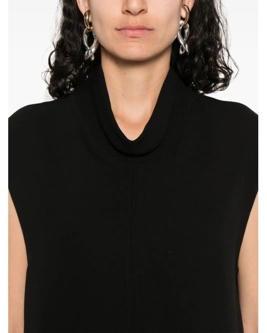 Totême  Black High-Neck Blouse