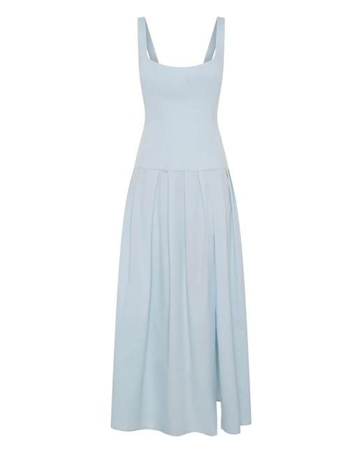 Anna Quan Blue Pleated Dress