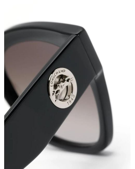 Longchamp Brown Oversize-Frame Sunglasses