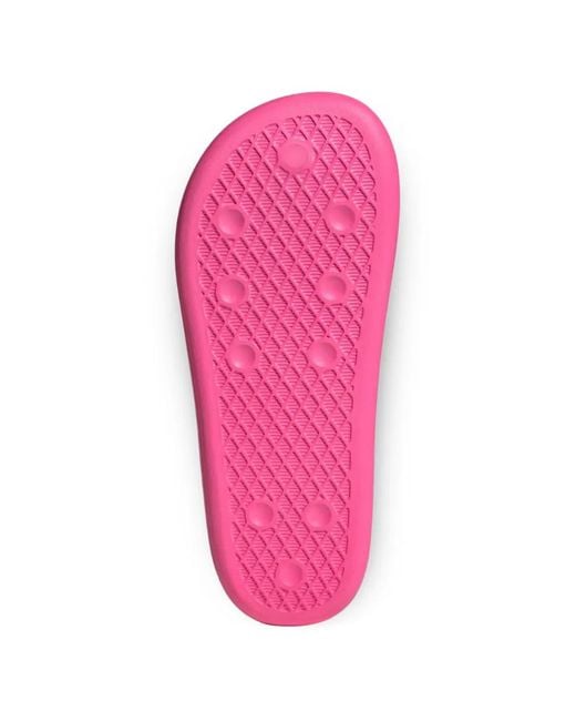 Adidas Pink Adilette Ayoon Textured Slides