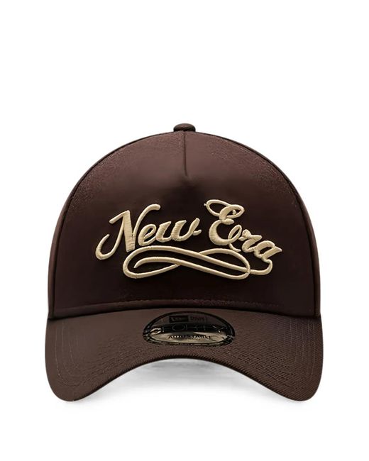 KTZ Brown 9Forty Logo-Embroidered Cap for men