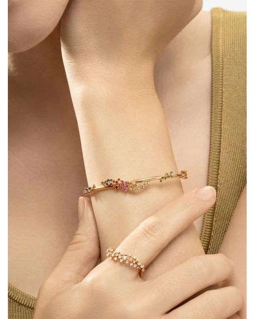 ANANYA White Sapphire Scatter Bangle Bracelet