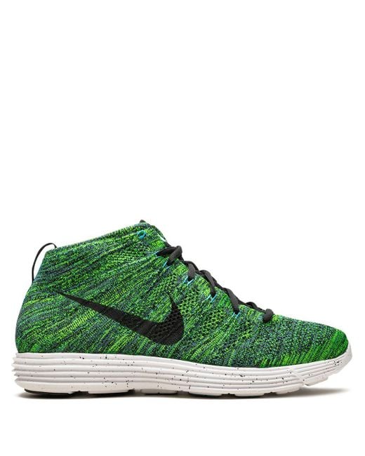 nike flyknit chukka green