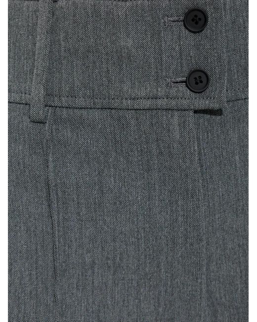 AllSaints Gray Buttoned Trousers