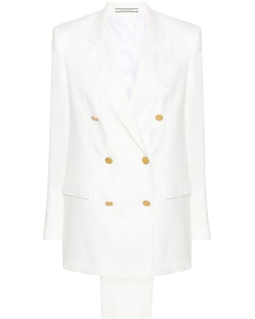 Tagliatore White Doppelreihiger T-Jasmine Anzug