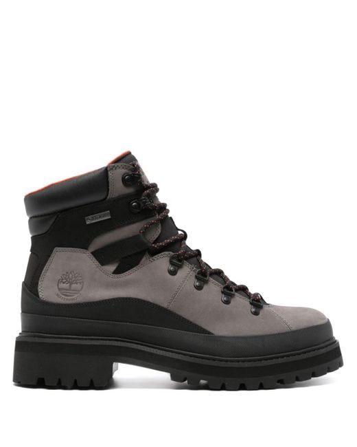 Timberland Vibram Lace-up Ankle Boots in Black for Men | Lyst UK