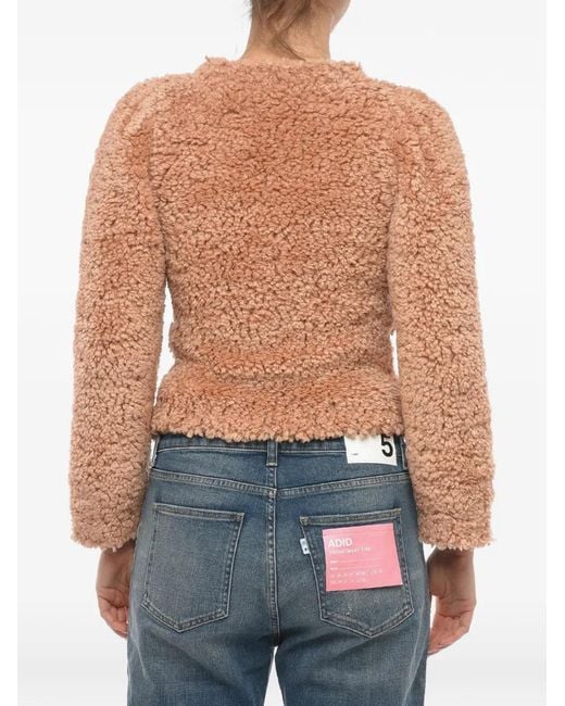Stella McCartney Blue Teddy Bouclé Sweater