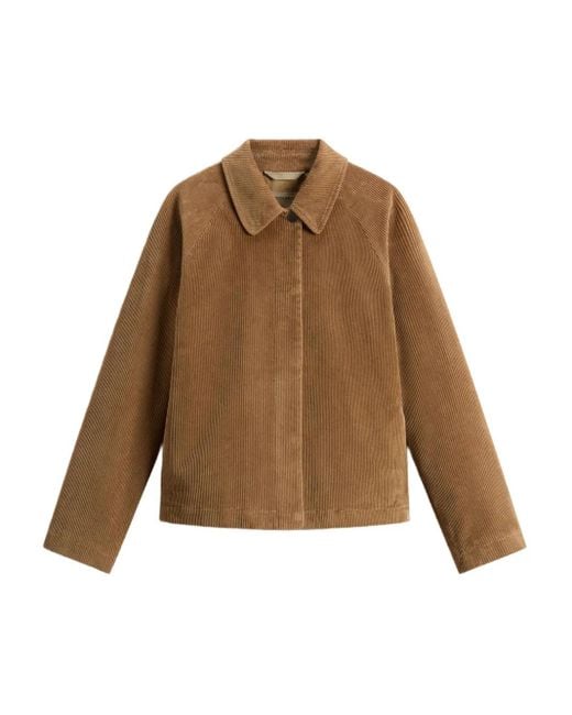 Woolrich Natural Corduroy Overshirt