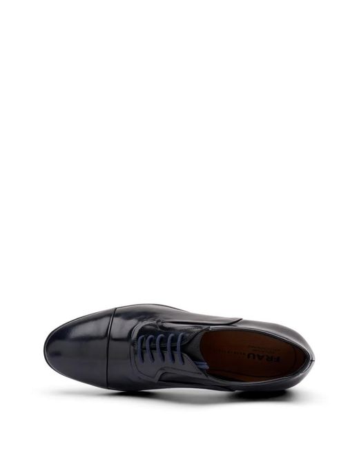 Frau White Polished-Leather Oxford Shoes for men