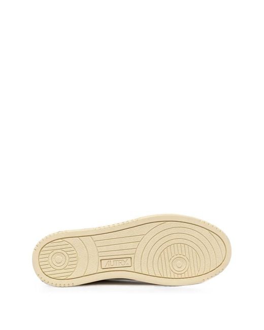 Autry White Medalist Low Sneakers