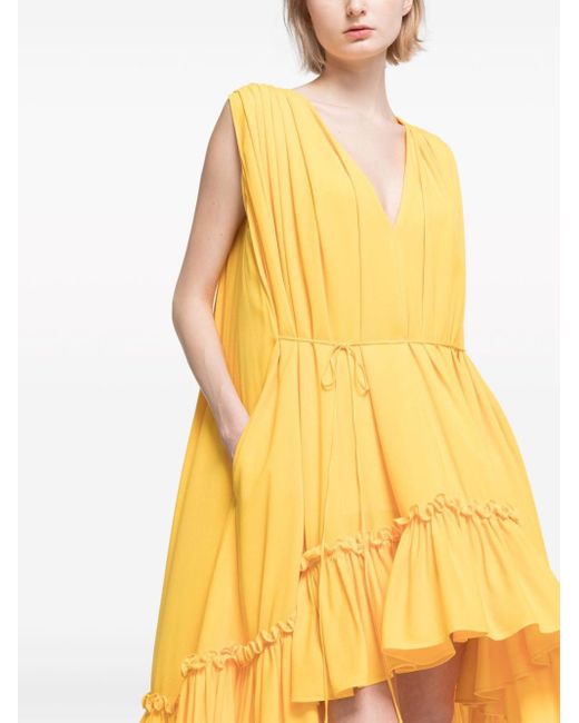 Robe Marilyn à design sans manches AZ FACTORY en coloris Yellow