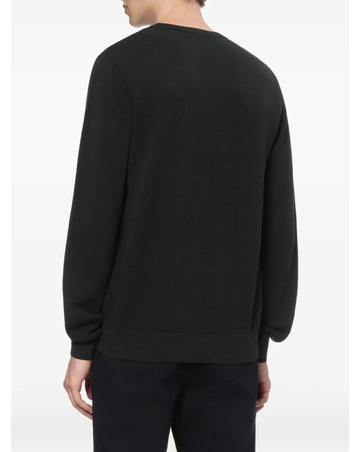 Pull À Logo Brodé Fred Perry pour homme en coloris Black