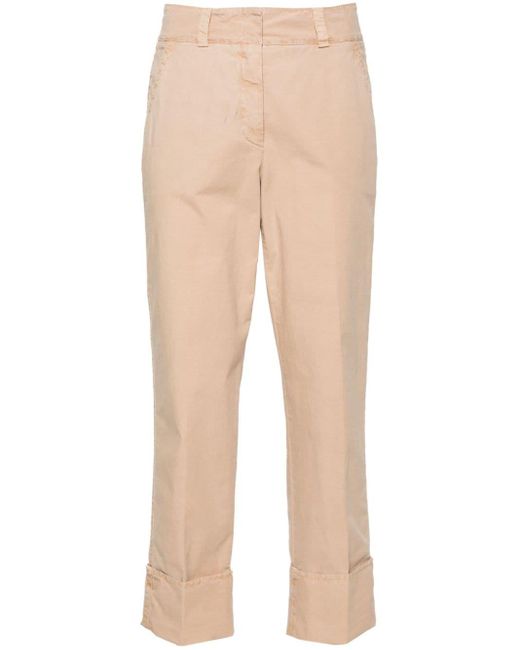 Pantalones estilo capri Peserico de color Natural