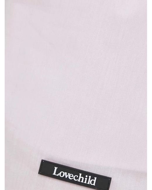 Lovechild Pink Elastic-Waistband Linen Shorts