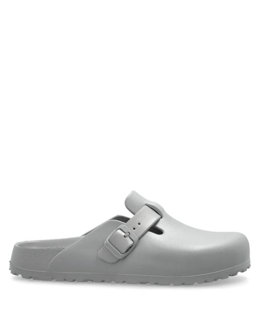 Sandali Slides Boston di Birkenstock in White