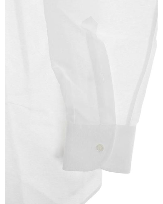 Corneliani White French-Collar Shirt for men