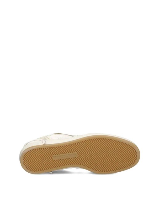 Philippe Model White Leather Panelled Sneakers