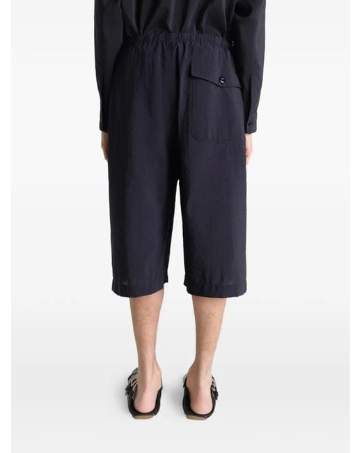 Lemaire Blue Cargo Easy Shorts for men