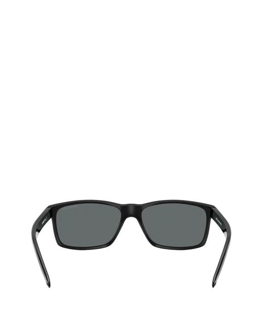 Arnette Black Slickster Rectangle-Frame Sunglasses
