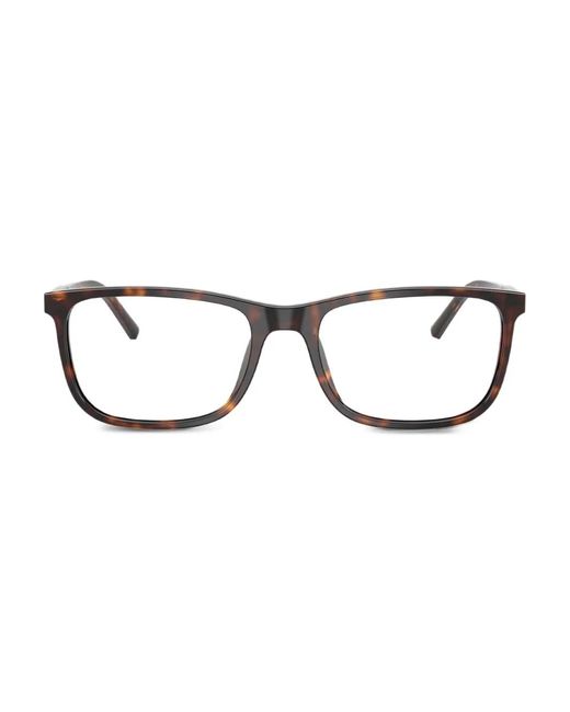 Dolce & Gabbana Brown Rectangle-Frame Glasses for men