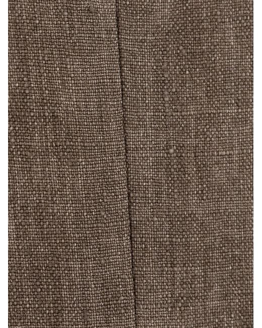 Incotex Brown Single-Breasted Jacket for men