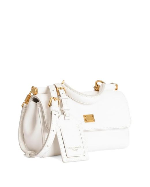Dolce & Gabbana White Mini My Sicily Handbag