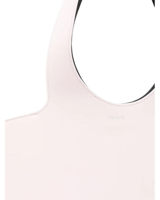 Coperni Pink Heart Leather Tote Bag