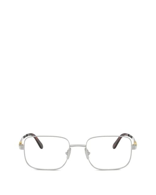 Miu Miu White Square-Frame Glasses