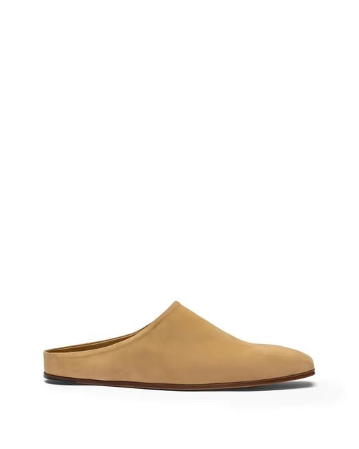 Rhude White Chateau Suede Mules for men