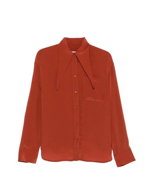 Essentiel Antwerp Red Jordana Pocket Shirt