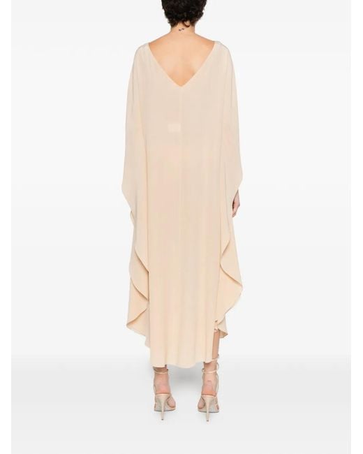 Gianluca Capannolo White Iris Asymmetric Dress