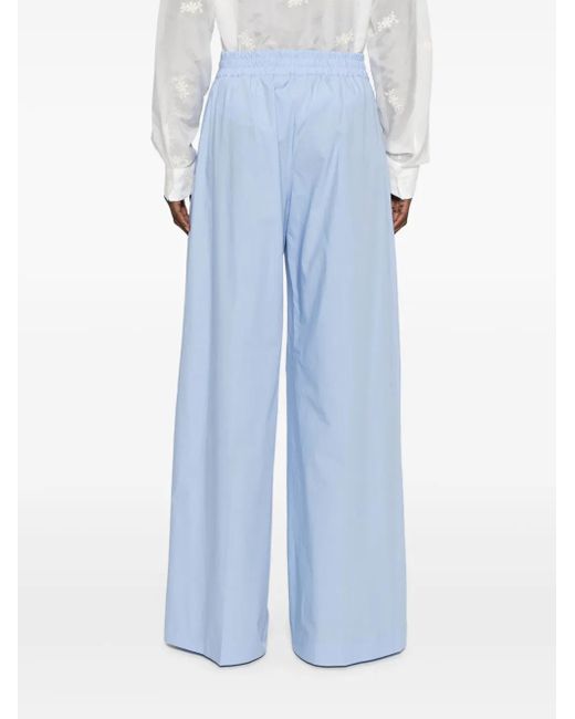 Pantalones de algodón P.A.R.O.S.H. de color Blue