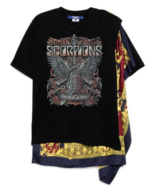 Junya Watanabe Scorpions T-Shirt in het Black voor heren