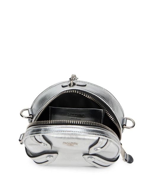 Moschino Metallic Sac Porté Épaule À Effet Métallisé