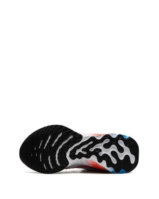 Nike White React Infinity Run Fk 3 Bright Crimson" Sneakers