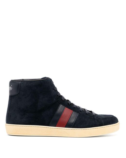 Gucci Blue Hi-Top Sneakers for men