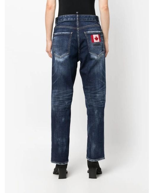 Vaqueros Rectos DSquared² de color Blue