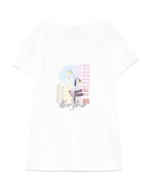 Liu Jo グラフィック Tシャツ White