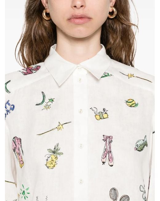 ALÉMAIS White Long Sleeve Shirt