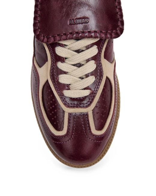 Alohas Purple Tb.490 Club Patent Leather Sneakers