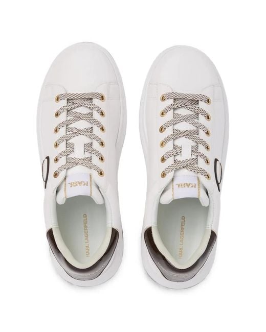 Karl Lagerfeld White Ikon Nft Kapri Sneakers