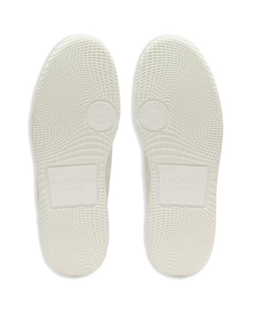 Balmain Sneakers aus Leder in White für Herren