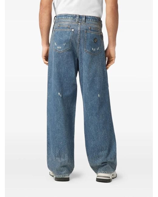 Vaqueros Beach Boy Philipp Plein de hombre de color Blue