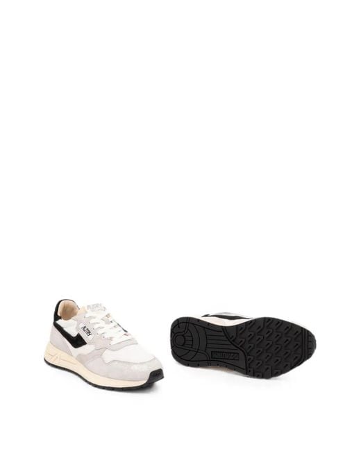 Autry White Reelwind Low Lamsue/Pon