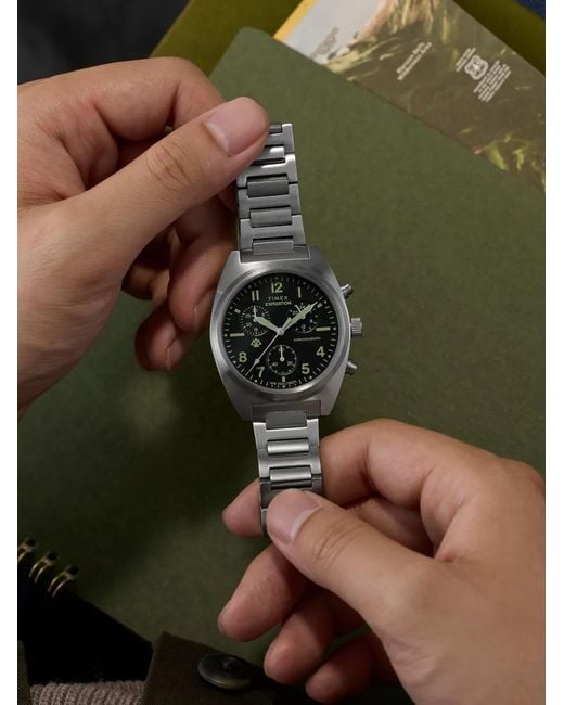 Capstone 45Mm di Timex in Gray da Uomo