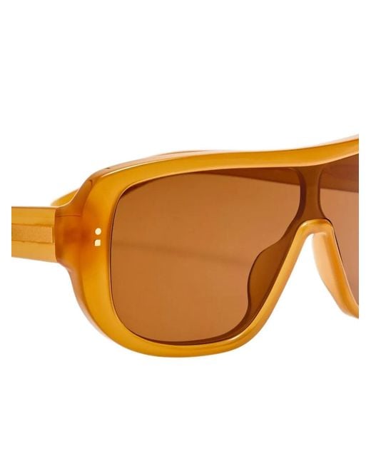Jacquemus Orange Masco Shield Sunglasses
