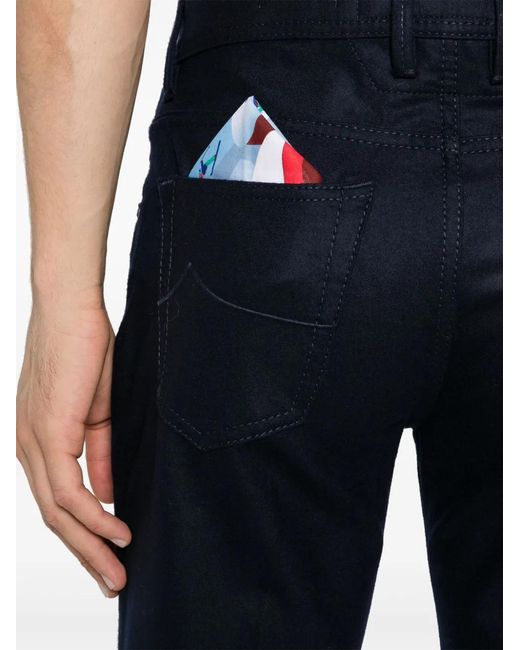 Jacob Cohen Blue Scott Trousers for men