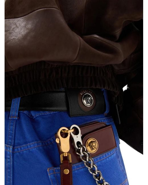 Vaqueros Rectos Versace de hombre de color Blue