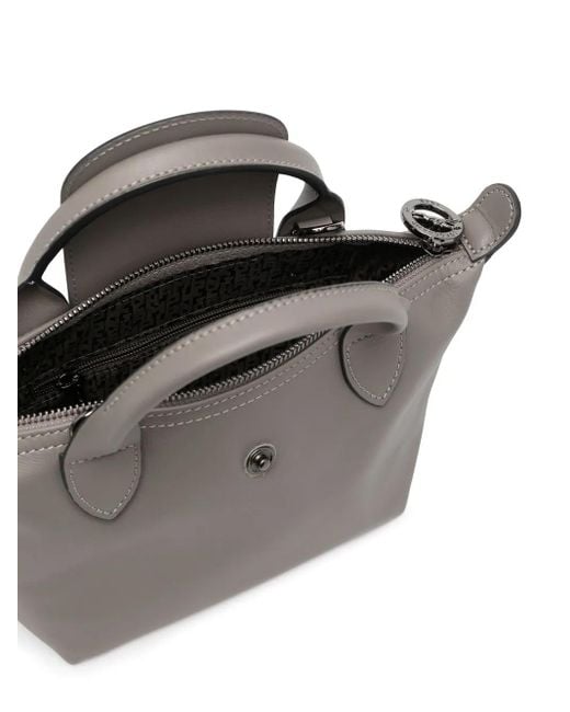 Longchamp Le Pliage Tas Met Handgreep in het Gray